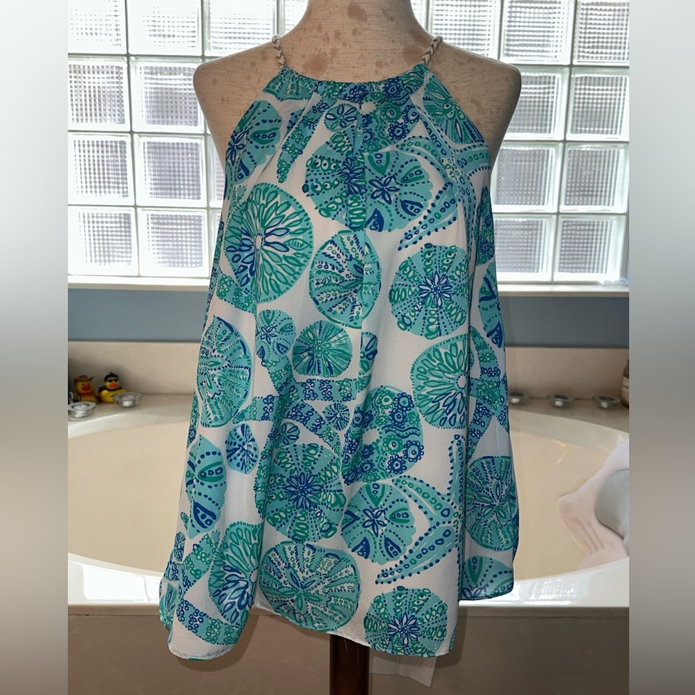 S - Lilly Pulitzer for Target Ocean Halter Top